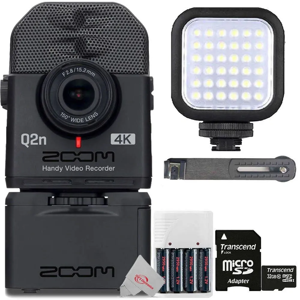 Teds Electronics Zoom Q2n-4K Ultra High Definition Handy Video Recorder + Accessory Kit