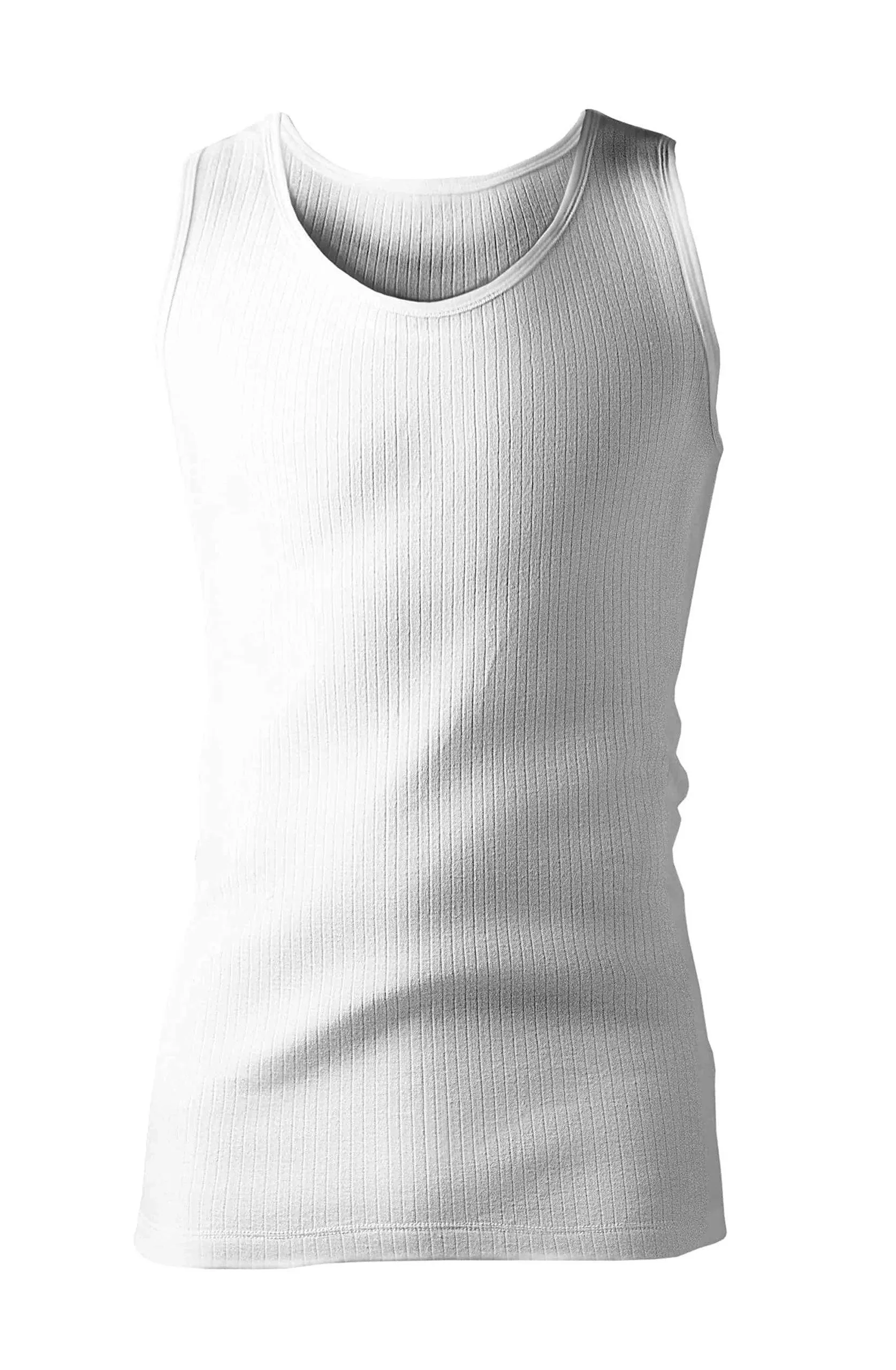 Heat Holders - Mens Warm Fleece Lined Cotton Thermal Underwear Sleeveless Top