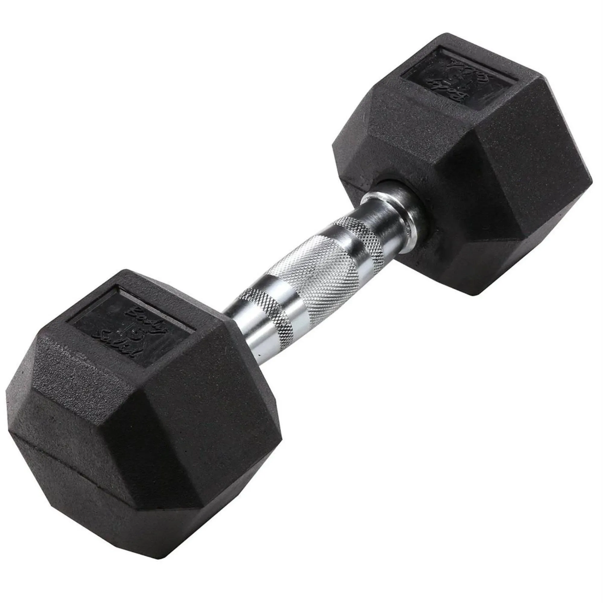 Body-Solid Rubber Hex Dumbbells SDR