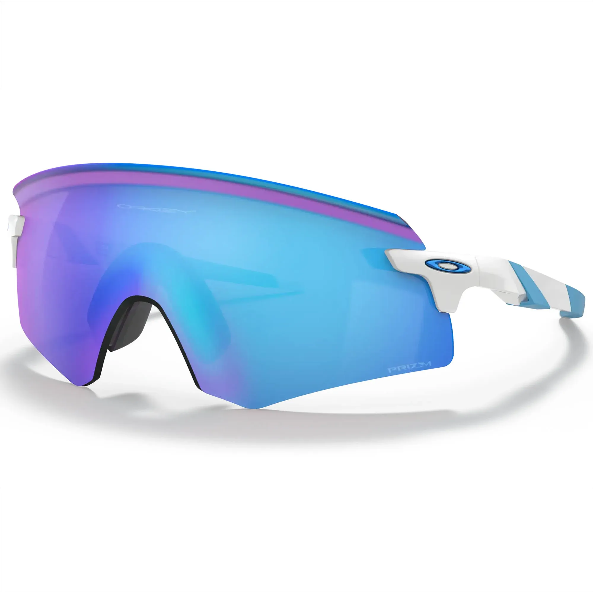 Oakley ENCODER Polished White Prizm Sapphire Sunglasses