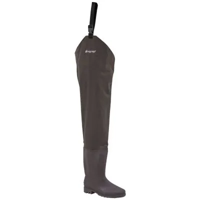 Frogg Toggs Rana II Bootfoot PVC Felt Hip Wader | Brown | Size 13