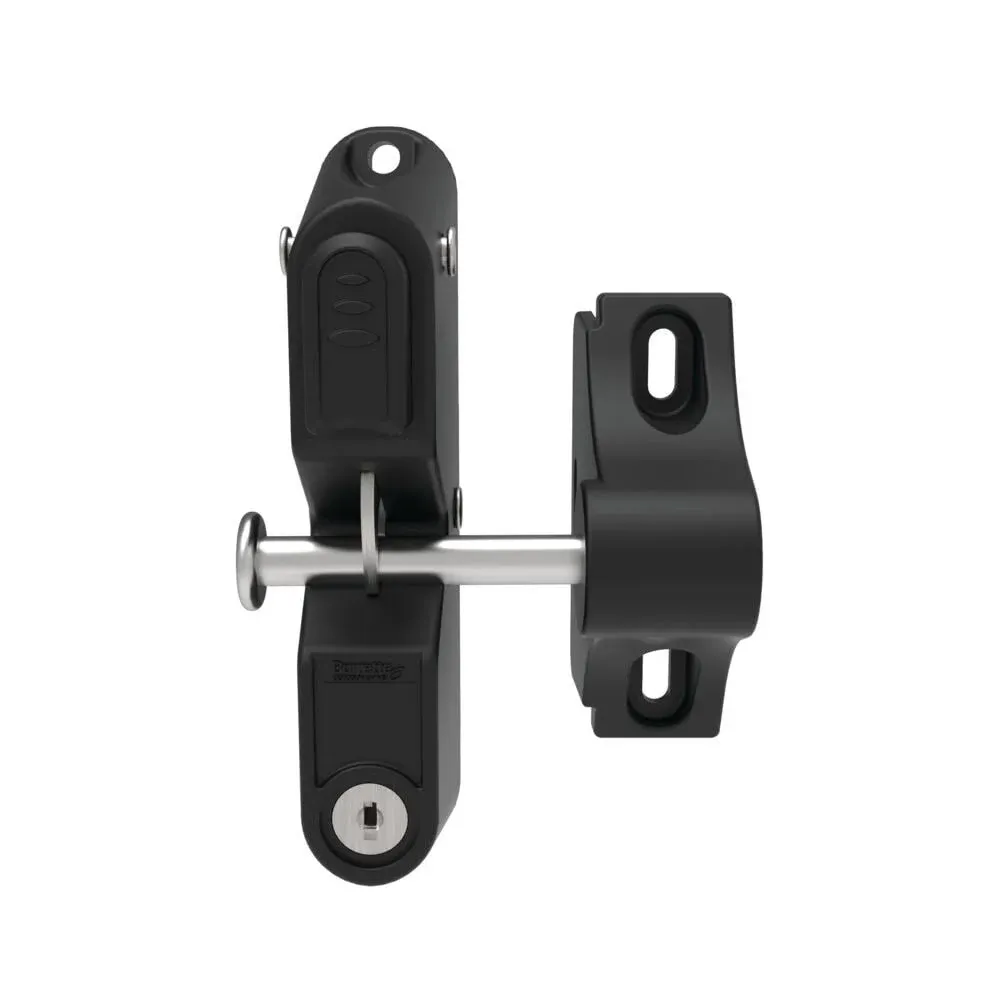 Barrette Outdoor Living 73050187 Locking Gravity Latch Hardware, Black