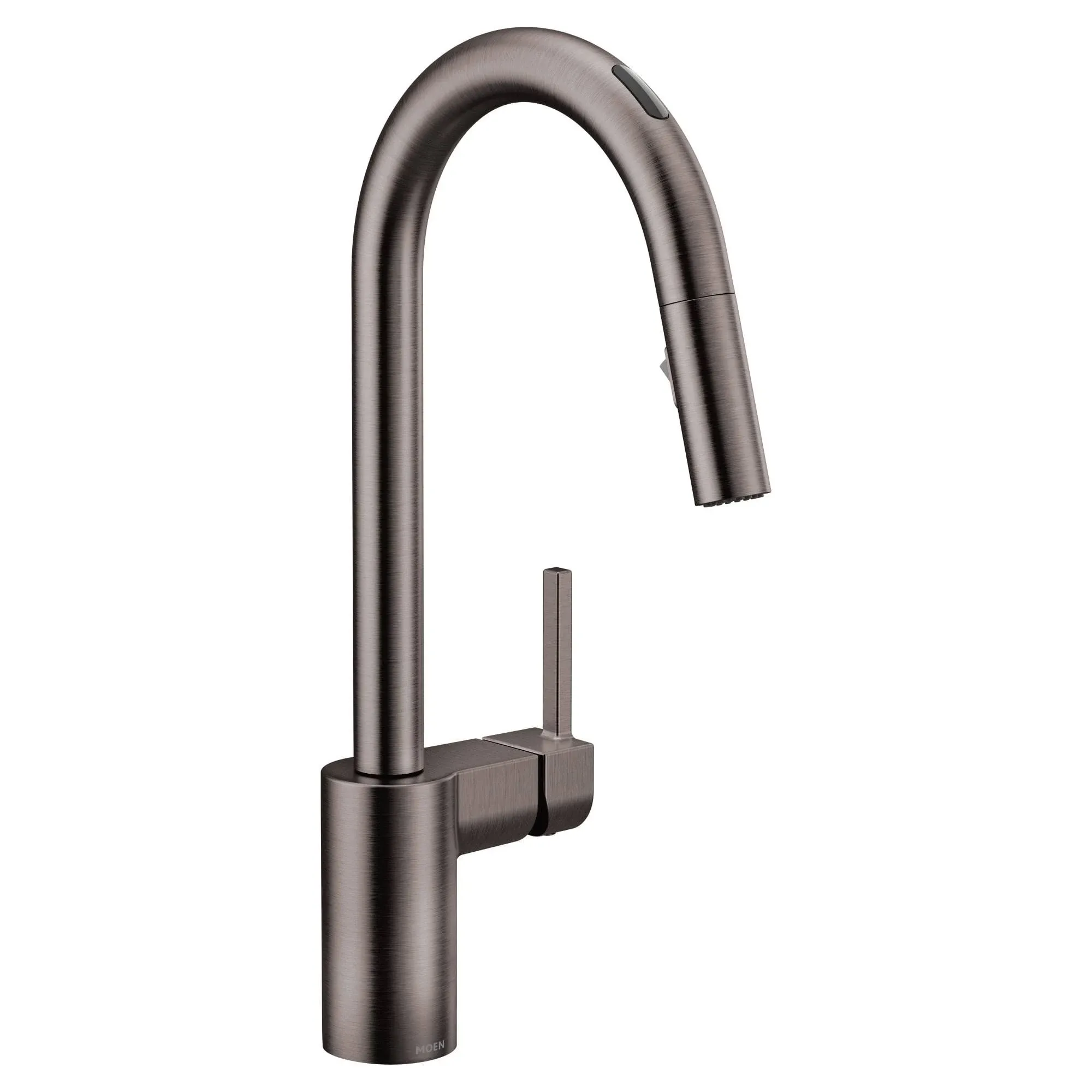 Moen Align Spot Resist Stainless Smart Faucet Touchless Pull Down Sprayer Kitchen Faucet with Voice Control and Power Boost, 7565EVSRS