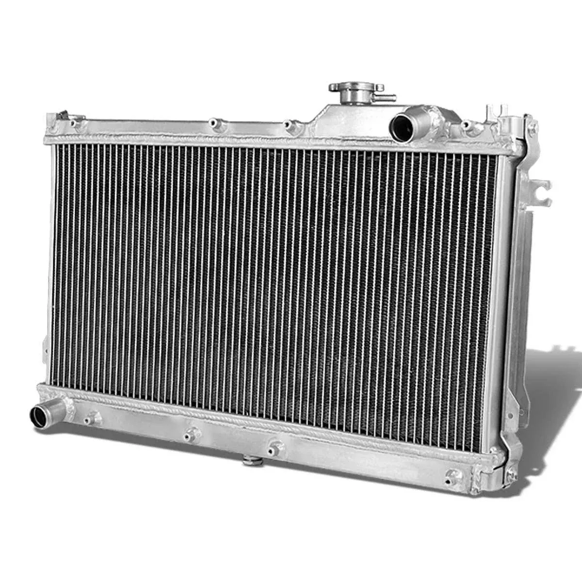 DNA Motoring RA-MM90-2 for 1990 to 1998 Mazda Miata MX-5 Full Aluminum 2-Row Racing Radiator - NA 91 92 93 94 95 96 97