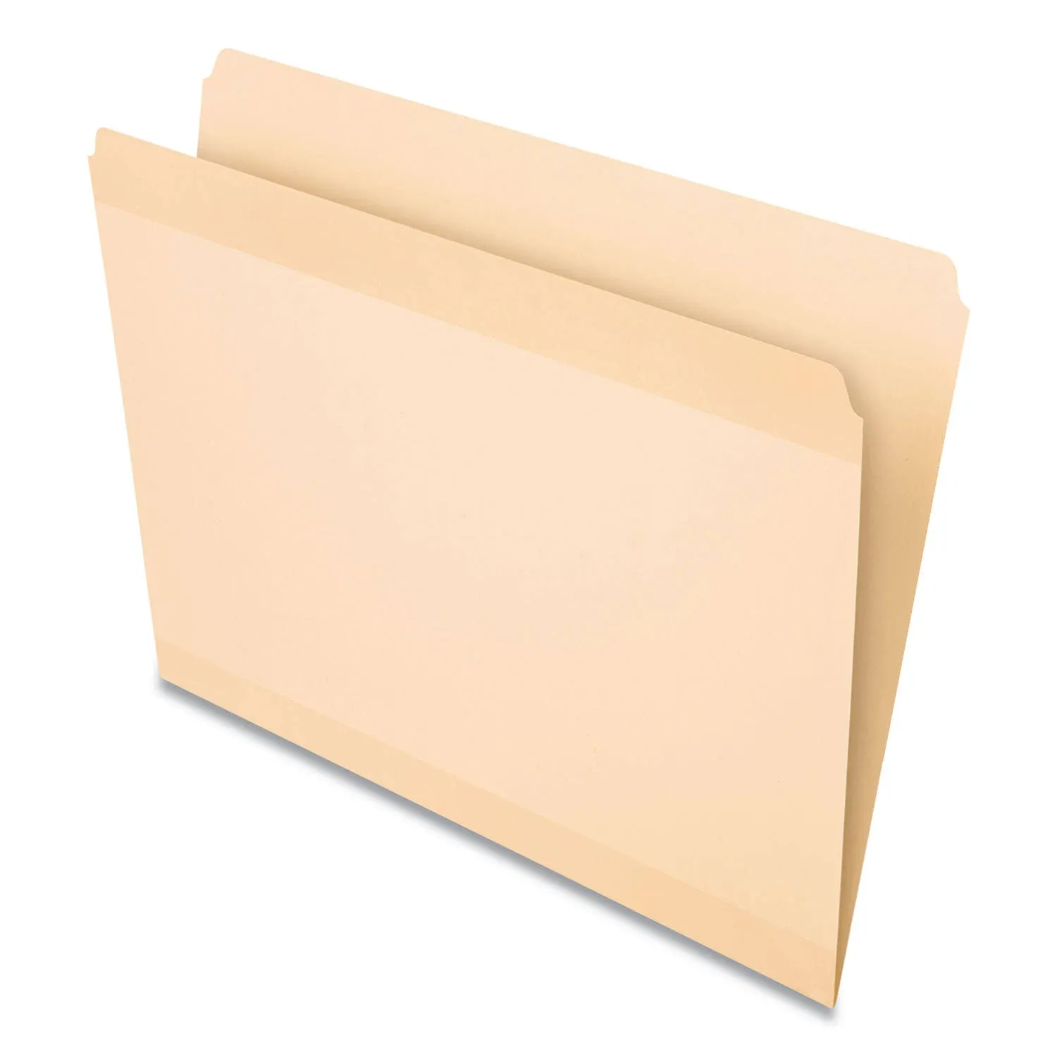 Pendaflex Poly Reinforced File Folder, Straight Tabs, Letter Size, Manila, 24/Pack 