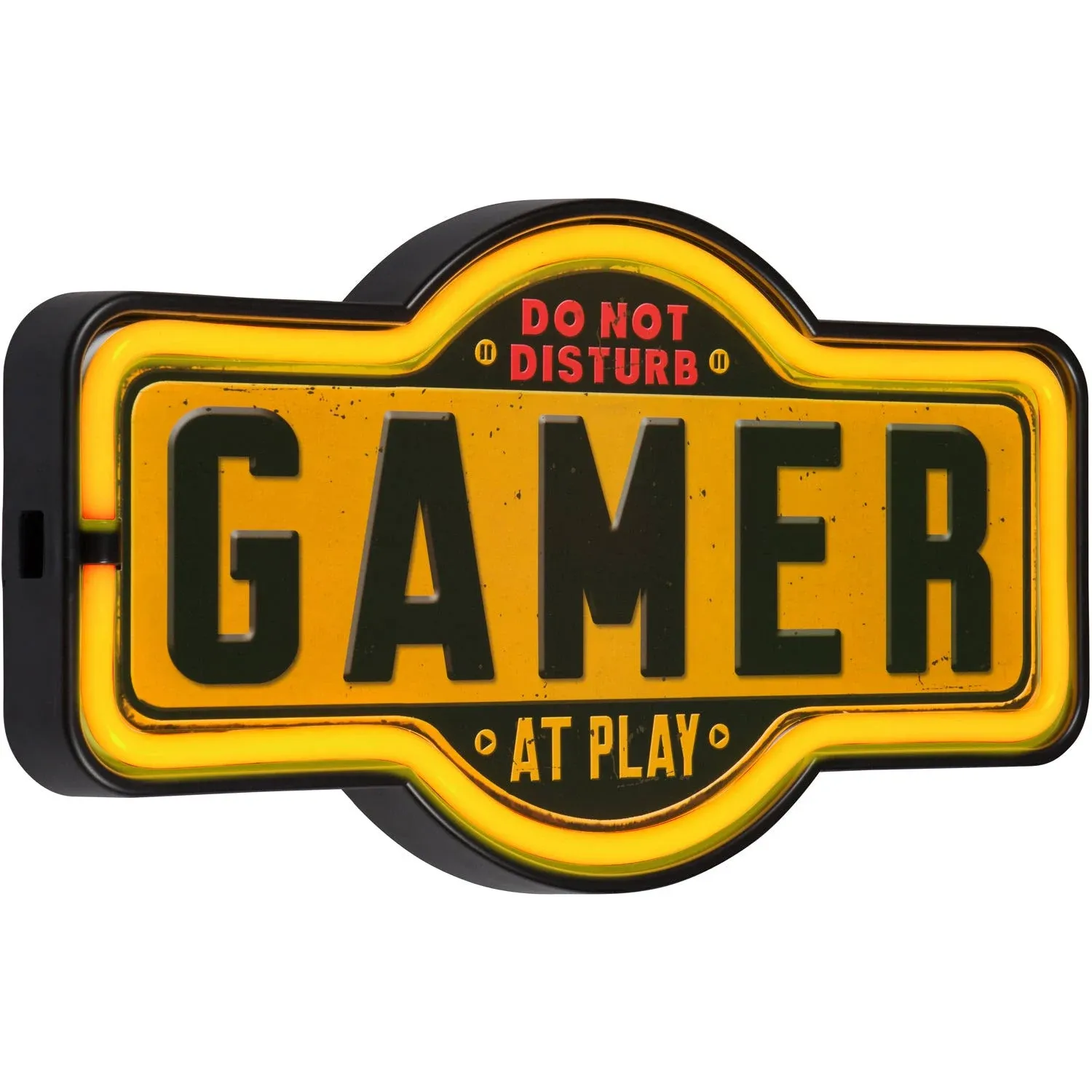 Gamer LED Neon Sign Retro Home Decor (17” x 9.5” x 2”)