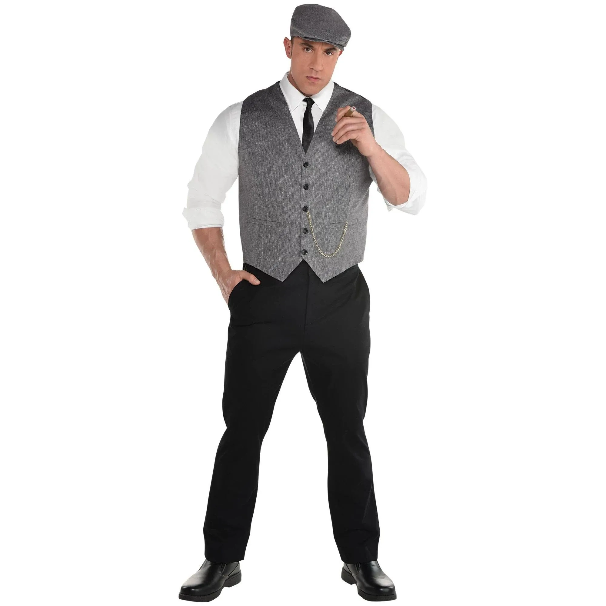 Adult Roaring 20s Dapper Man Costume Plus Size