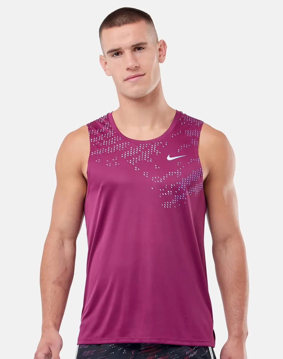 Nike Tank Top Dri-FIT UV Run Division Miller - Purple