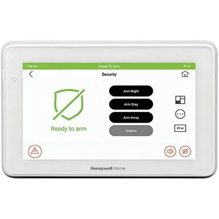 Honeywell Home Color-Graphic Touchscreen Alarm Keypad