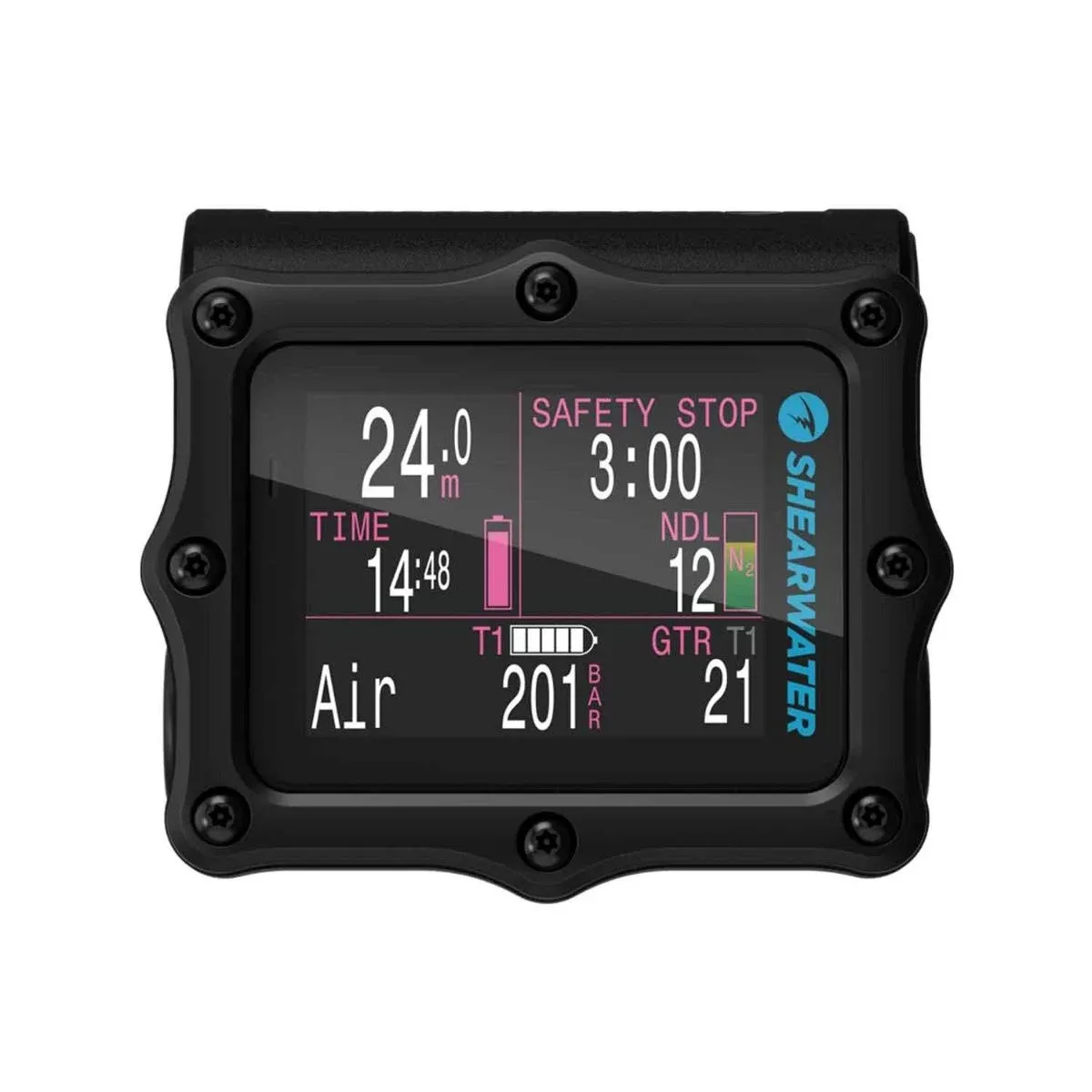 Shearwater Perdix 2 Ti Dive Computer (Black)