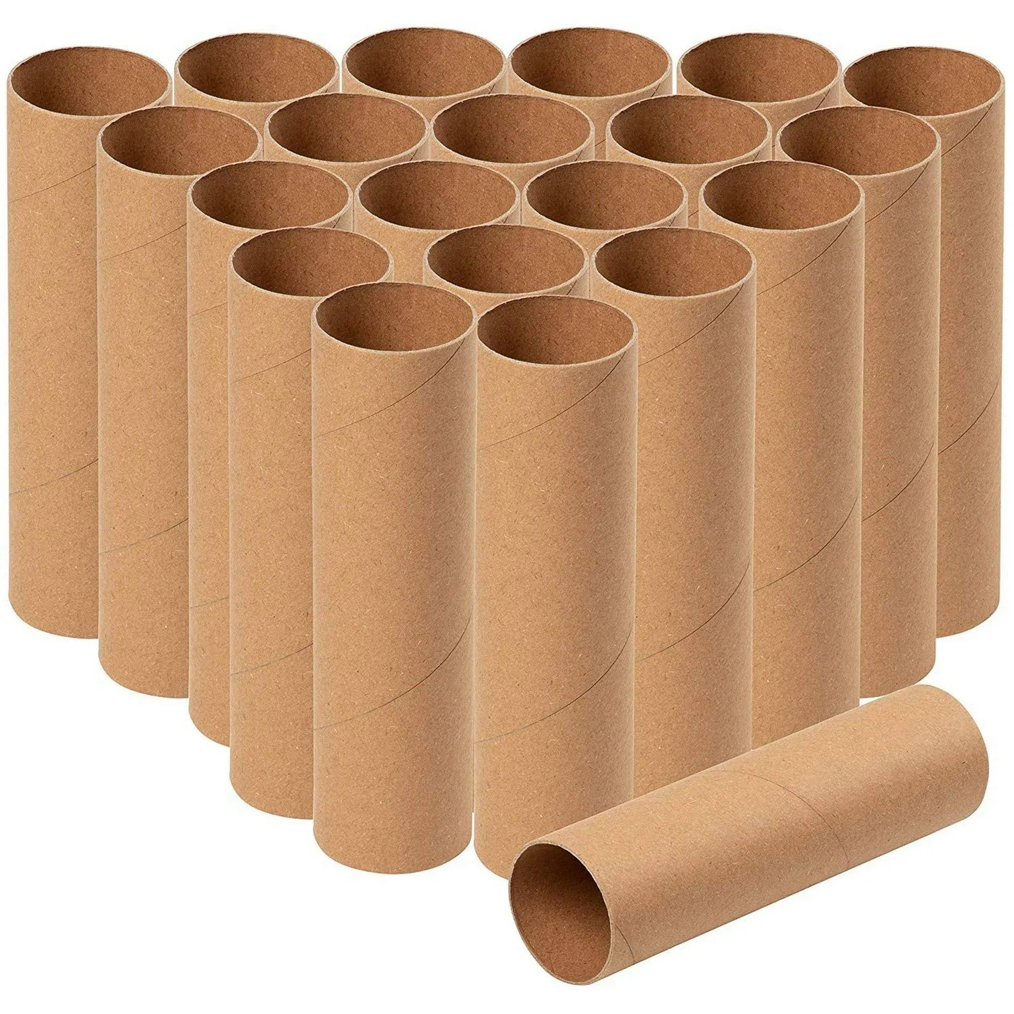 48 Pack Empty Toilet Paper Rolls for Crafts, Brown Cardboard Tubes for DIY ...