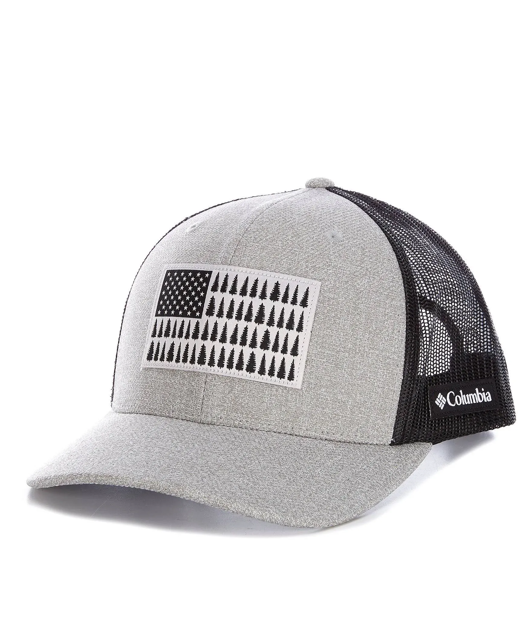 Columbia Tree Flag Mesh Snap Back-High Crown