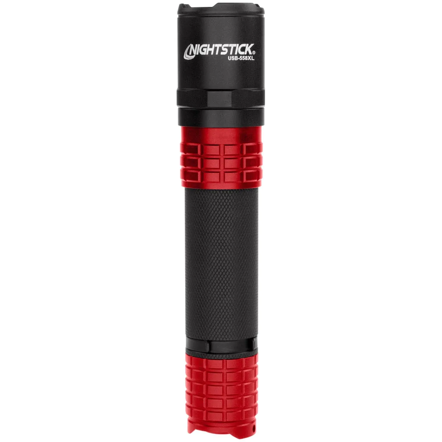 Nightstick USB Rechargeable Tactical Flashlight w/Holster - Red