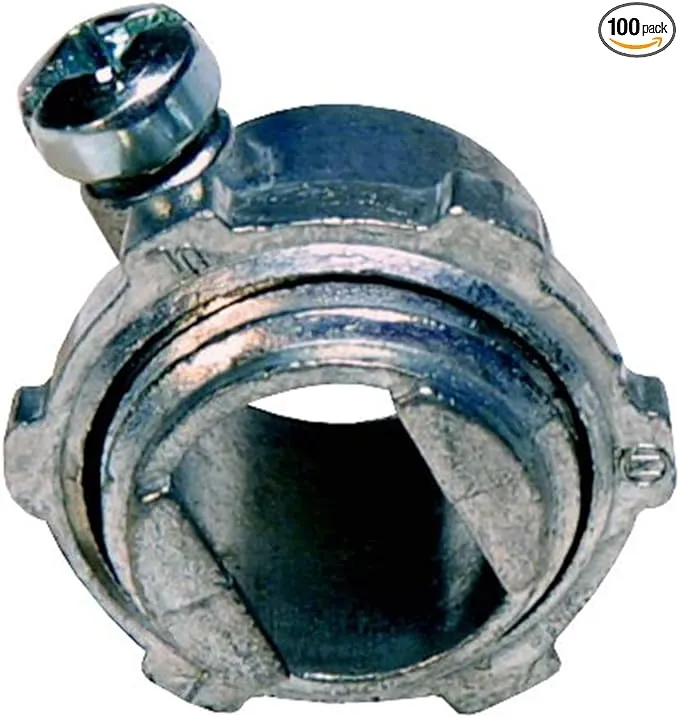 Sigma 3/8" Zinc Box Connector 100 PK