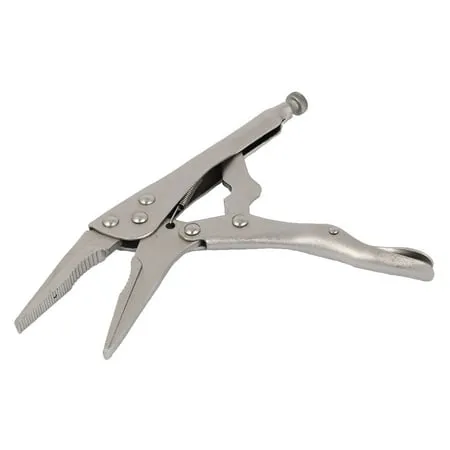 Unique Bargains 9 Inch Length Clamping Wrench Wires Cutter Locking Vise Grip Pliers Silver Tone