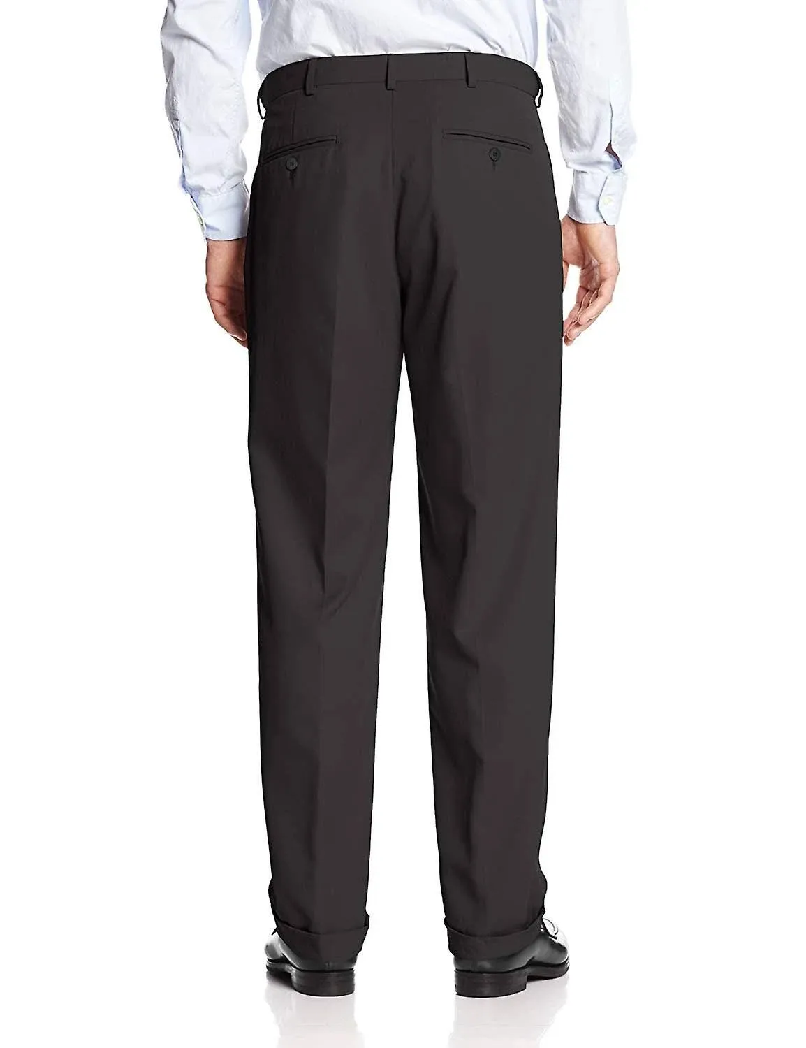 Haggar Men's Mynx Gabardine Pleat Front Dress Pant Classic Fit 11111836245