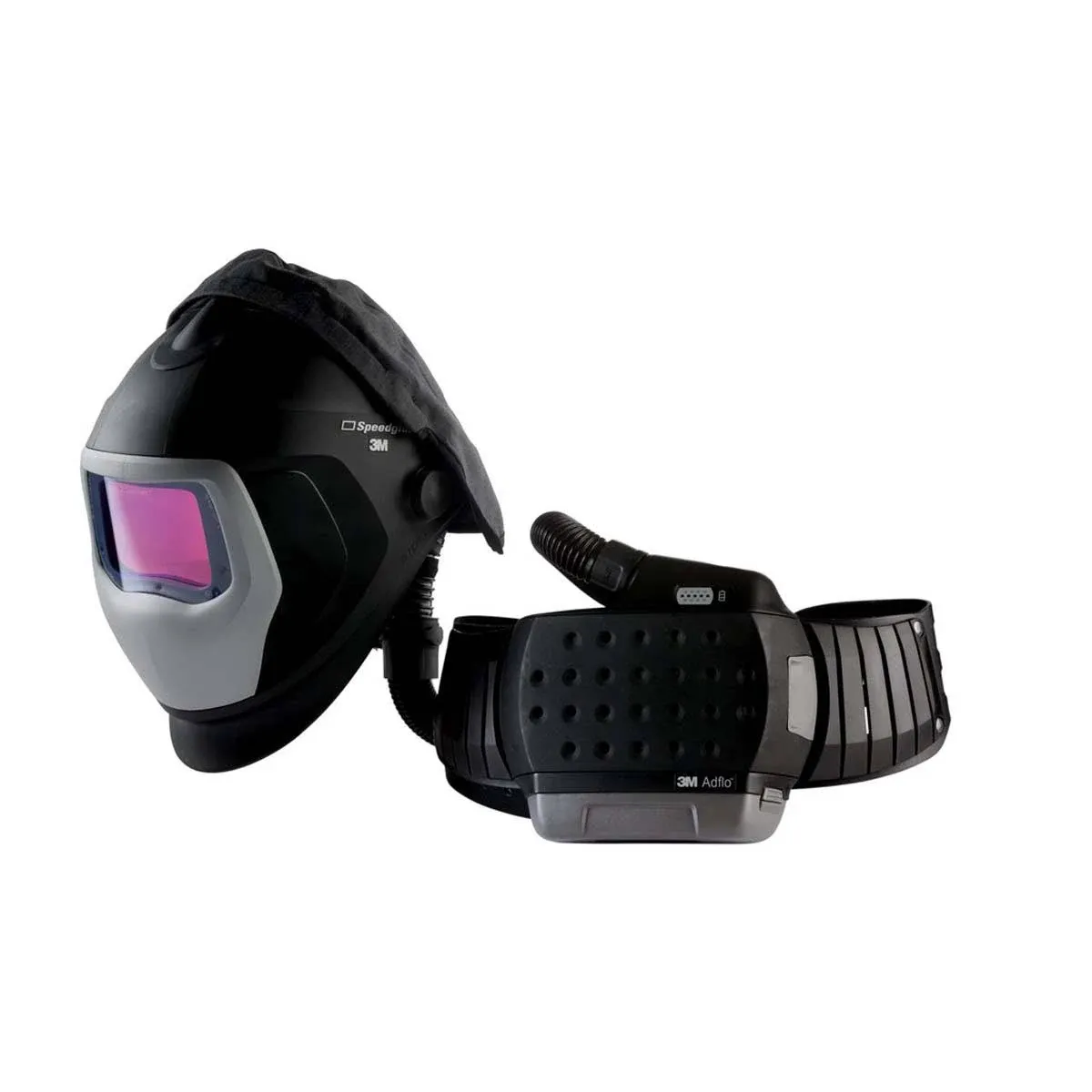 3M 00051131275775 Air Purifying Respirator with Welding Helmet, Black, Standard