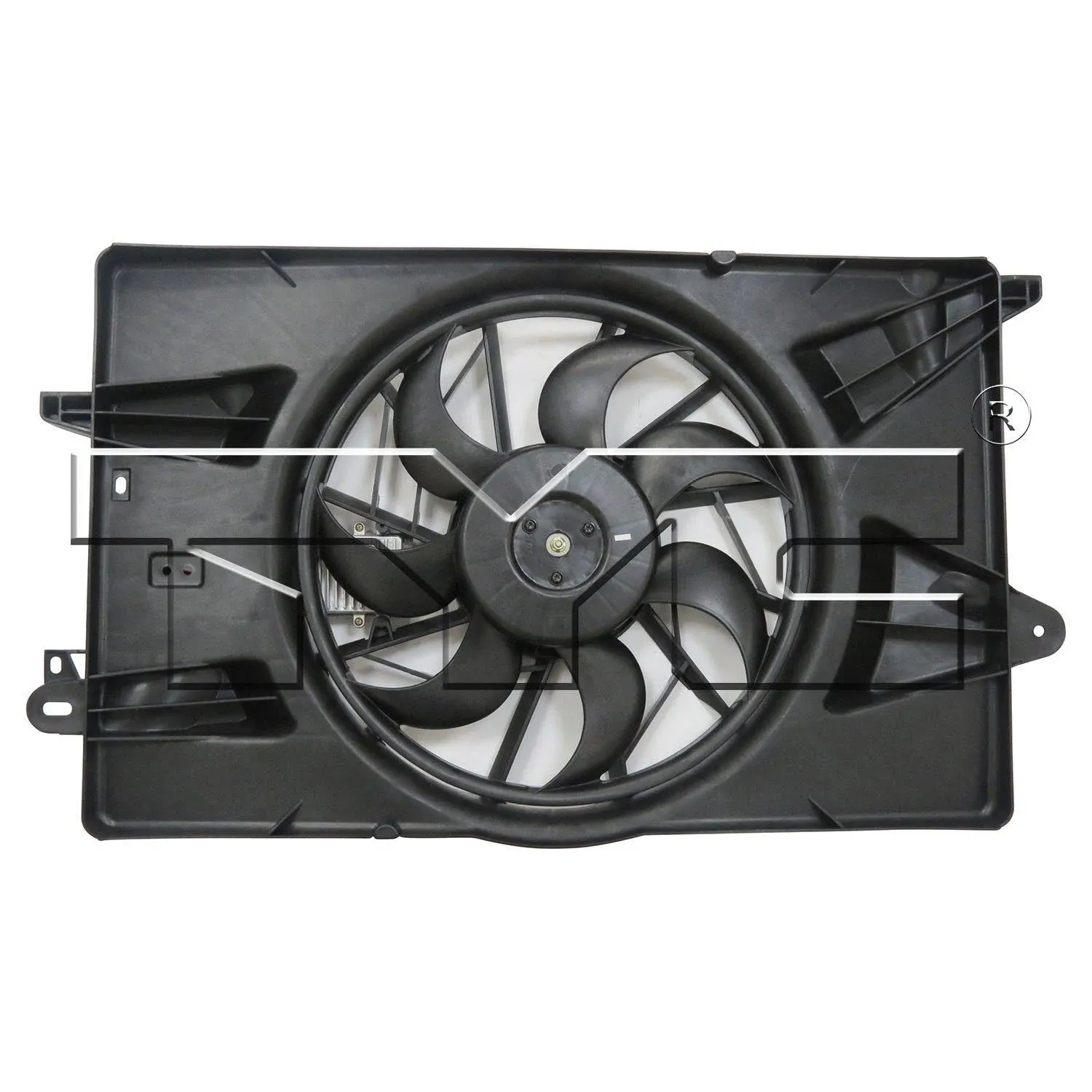 TYC 623340 Cooling Fan Assembly Compatible with 2014-2020 Jeep Cherokee, Black