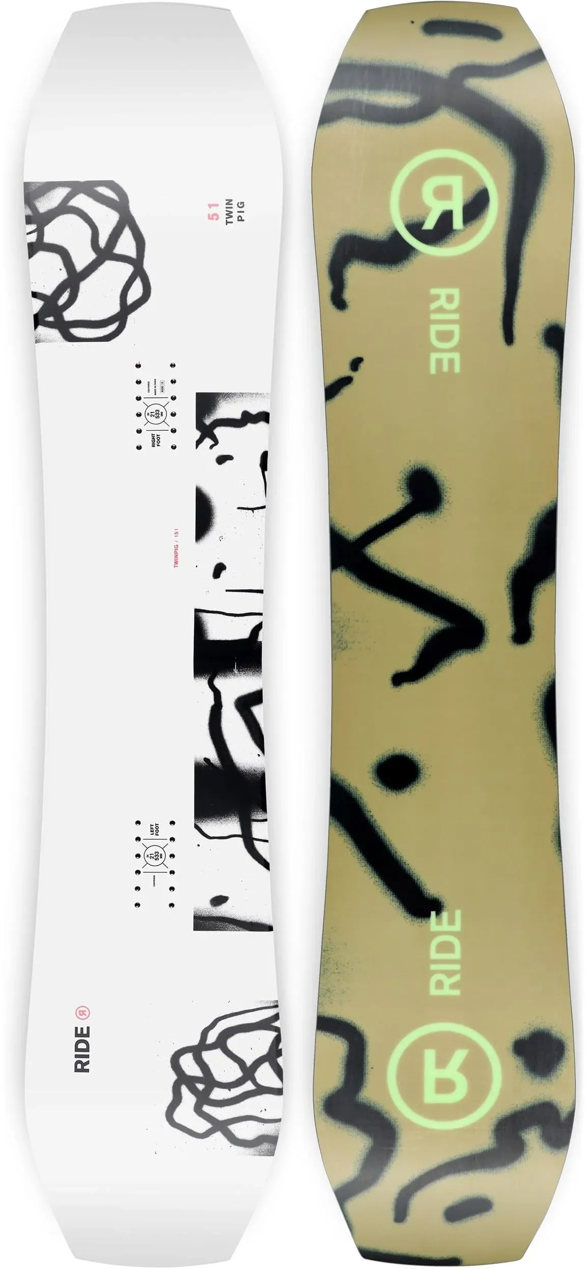 Ride Twinpig Snowboard - 2024 148