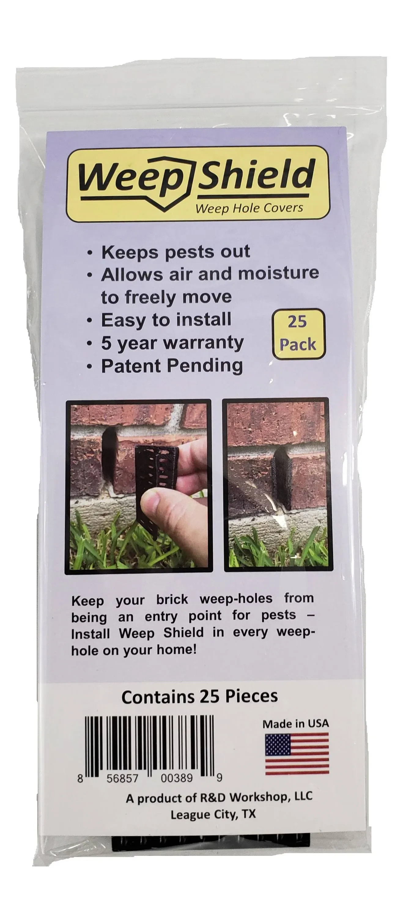 Trim-A-Slab 3899 Weep Shield Weep Hole Covers (25)