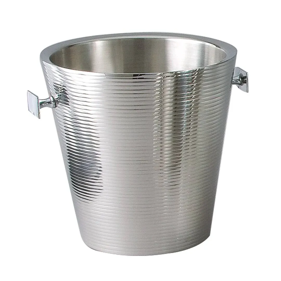 Elegance Lines 9-Inch Stainless Steel Doublewall Champagne Bucket