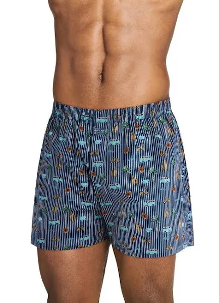 Jockey 100% Cotton Woven Holly Boxer in Beach Vibes