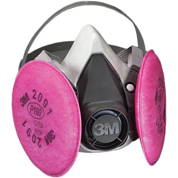 3M 6000 Series Half Facepiece Respirator Assembly, L