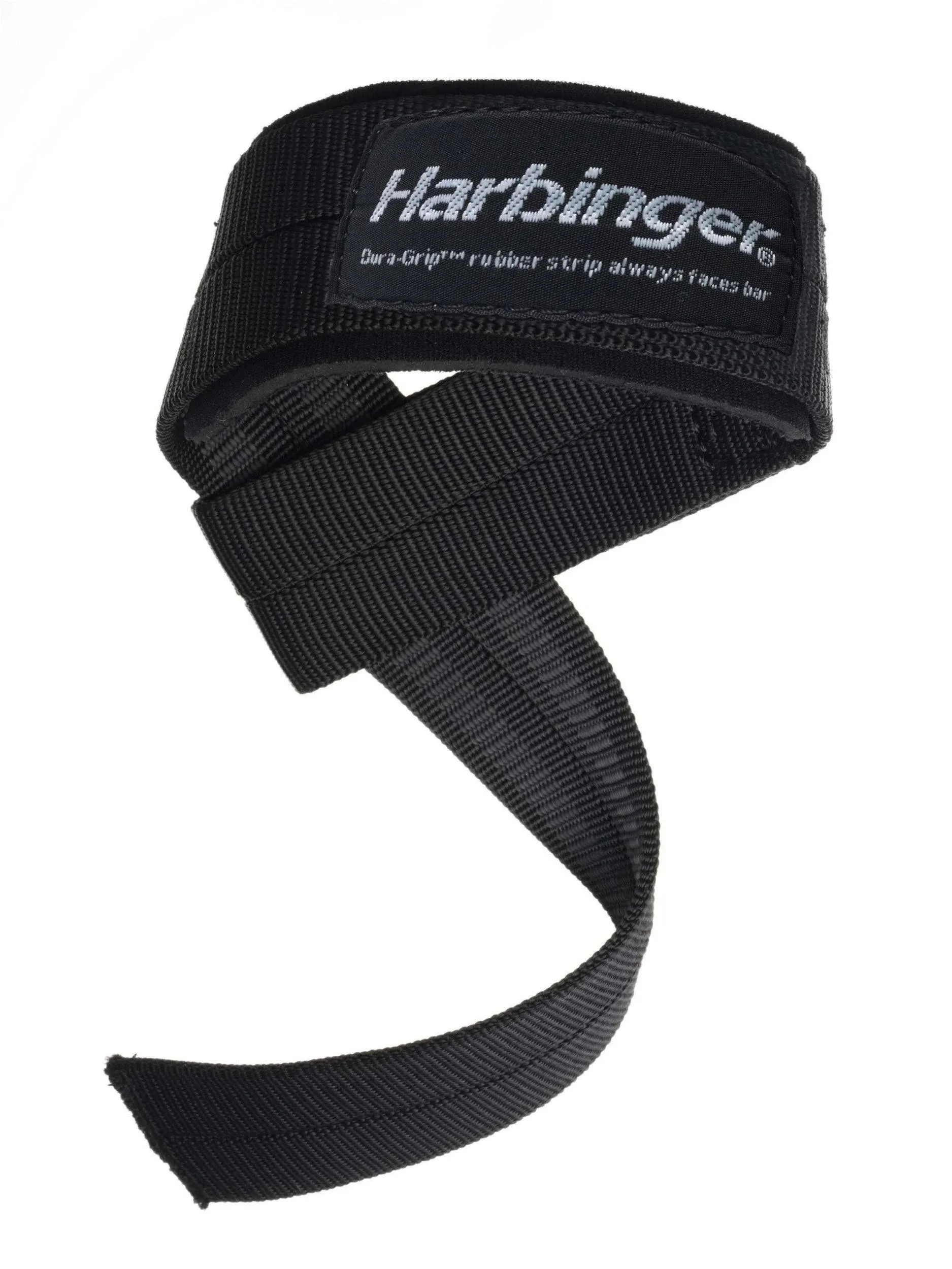 Harbinger Big Grip No-Slip Padded Weight Lifting Straps - 2 pack