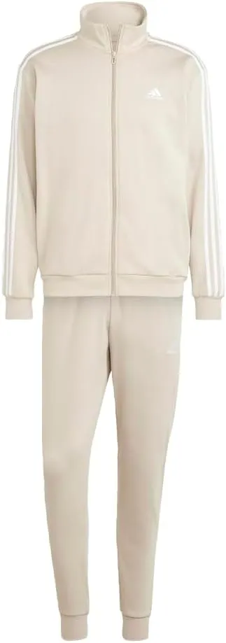 adidas Mens Sportswear Basic 3-stripes Fleece Track Suit