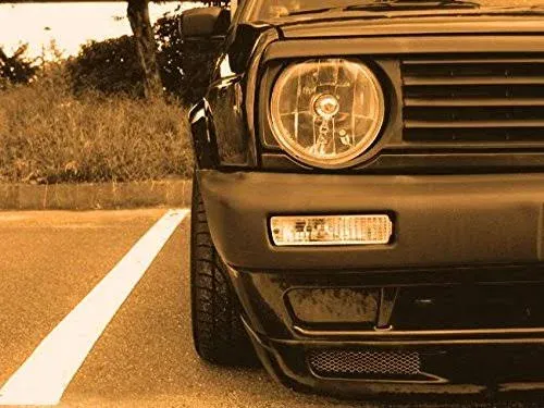 VW Golf Jetta MK2 2 II Headlight Euro Hood Trim Grill Spoiler Eyelid Eyebrow GTI