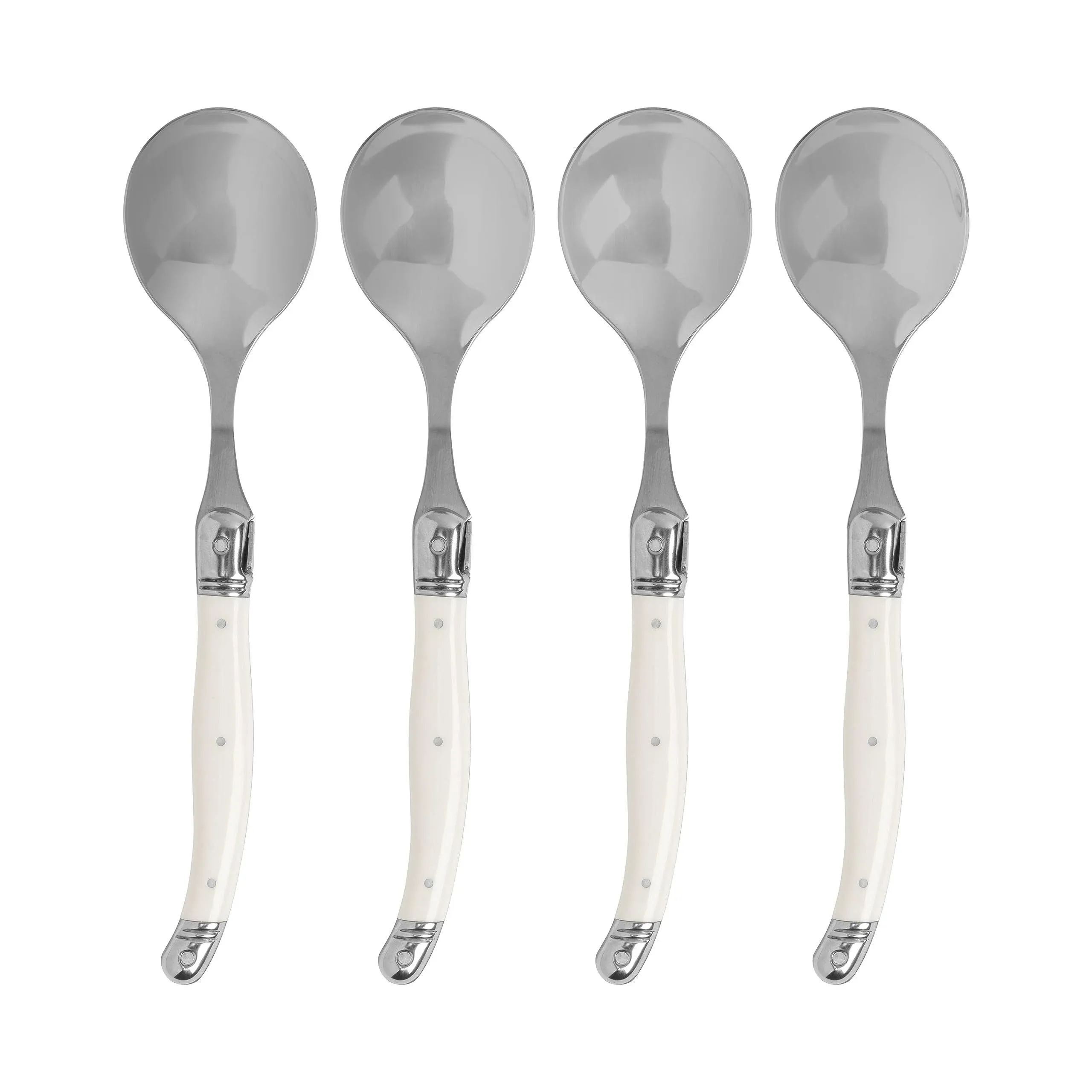 Laguiole Set Of 4 Soup Spoons