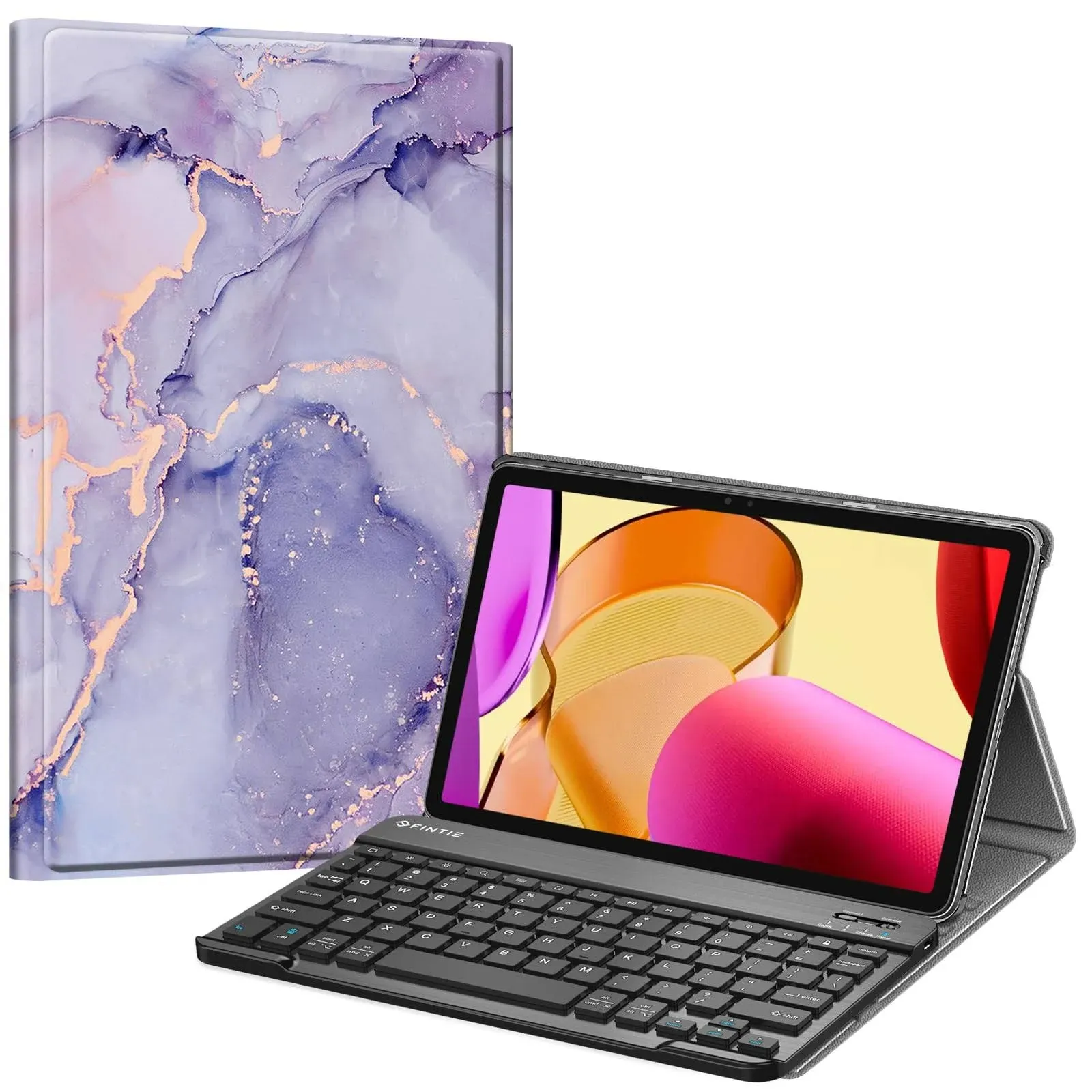 Fire Max 11 Tablet (13th Gen, 2023) Keyboard Case | Fintie Lilac Marble