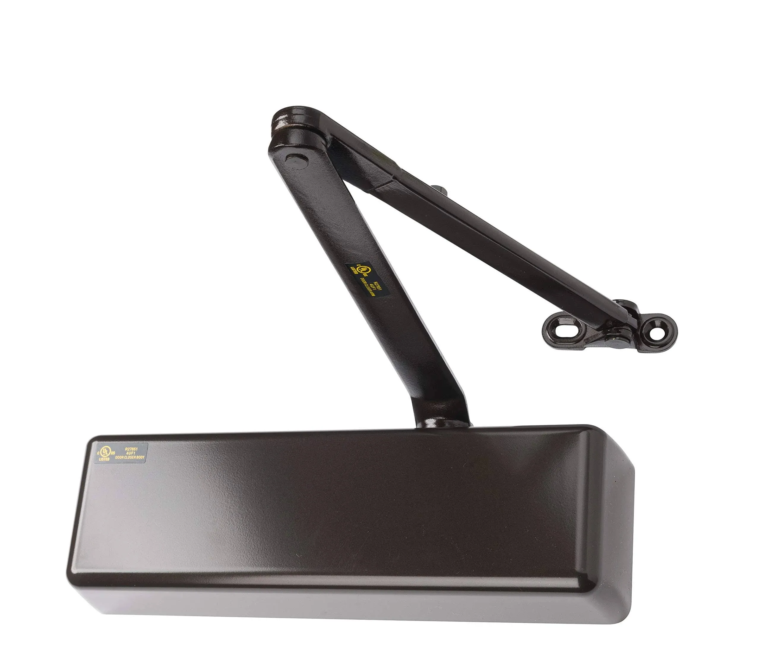 Extra Heavy Duty Commercial Door Closer, Surface Mounted, Dark Bronze, ANSI/BHMA ...