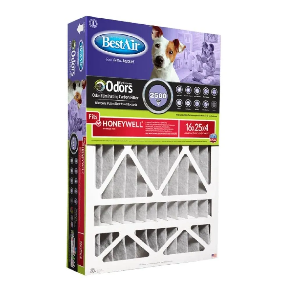 BestAir 25 in. H x 4 in. D x 16 in. W 11 MERV Furnace Filter