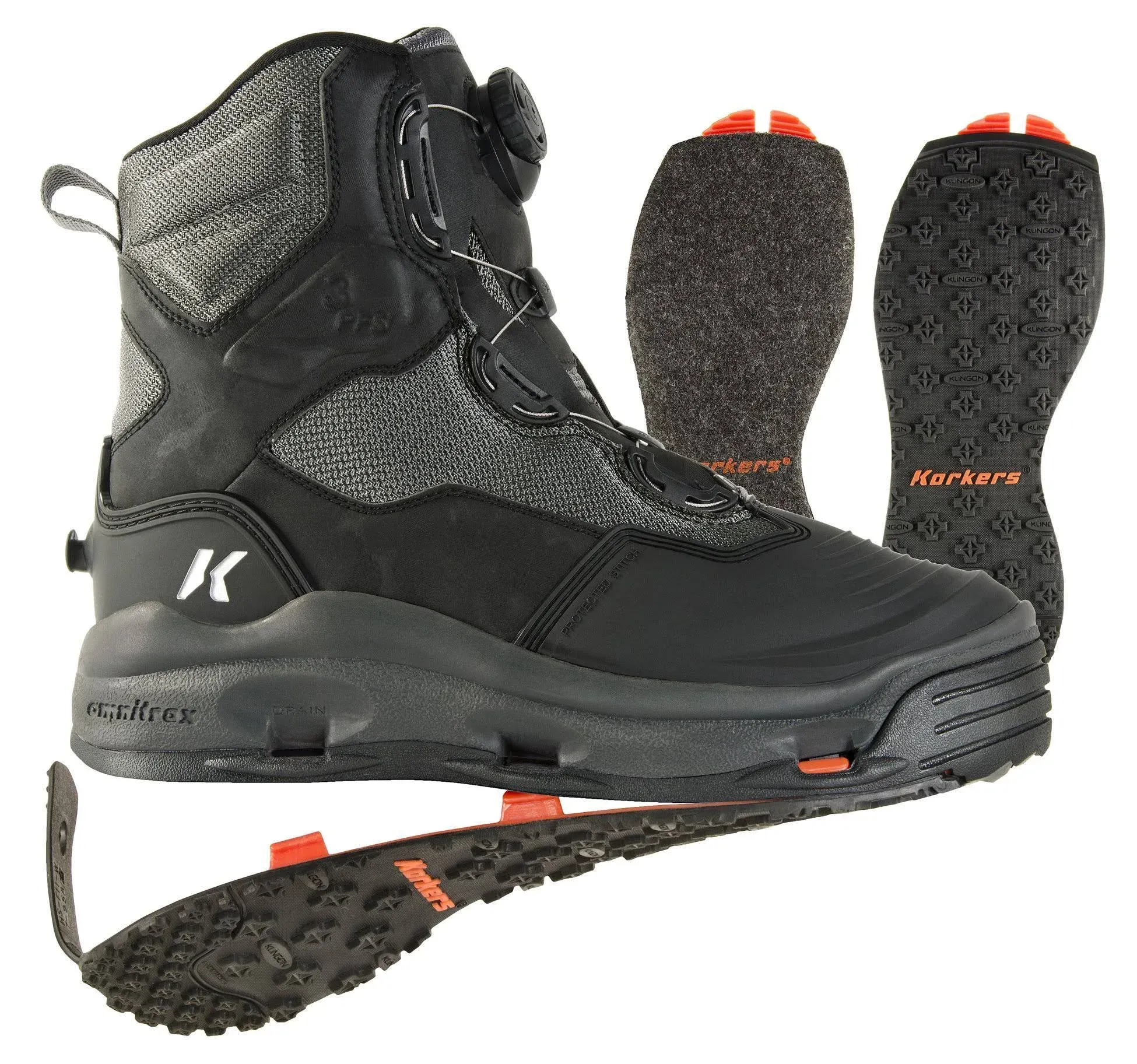 Korkers Men's Darkhorse Wading Boots