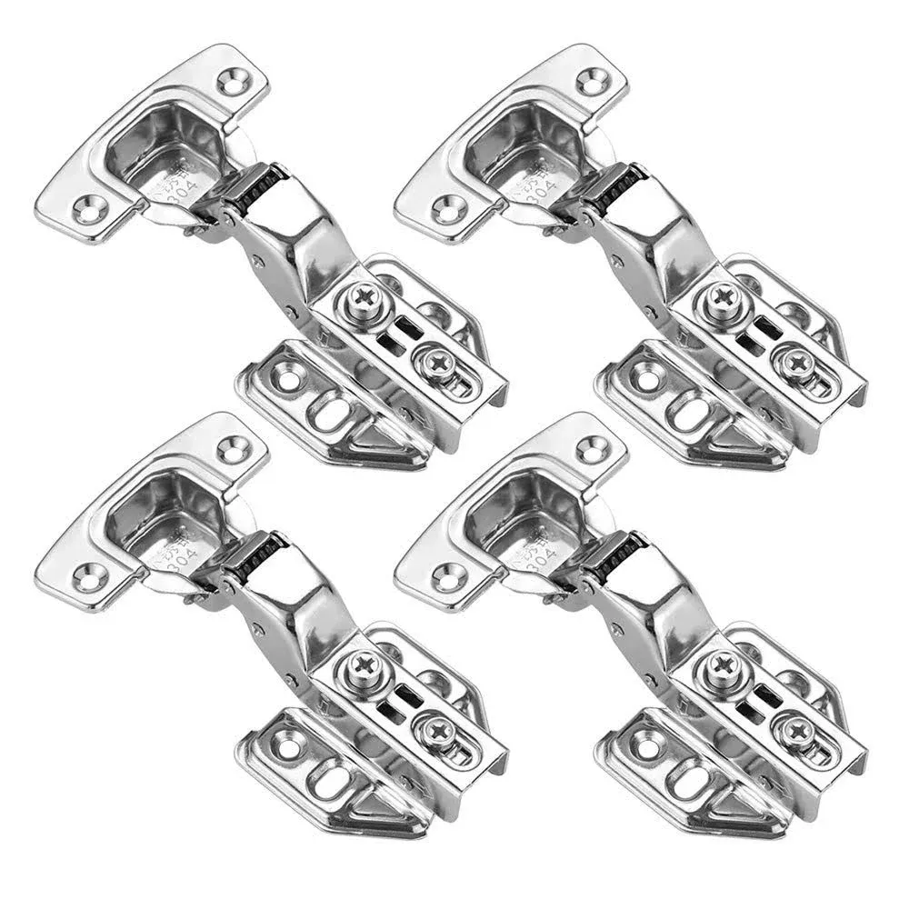 JQK Cabinet Hinges, 100 Degree Soft Closing Insert Door Hinge for Frameless ...