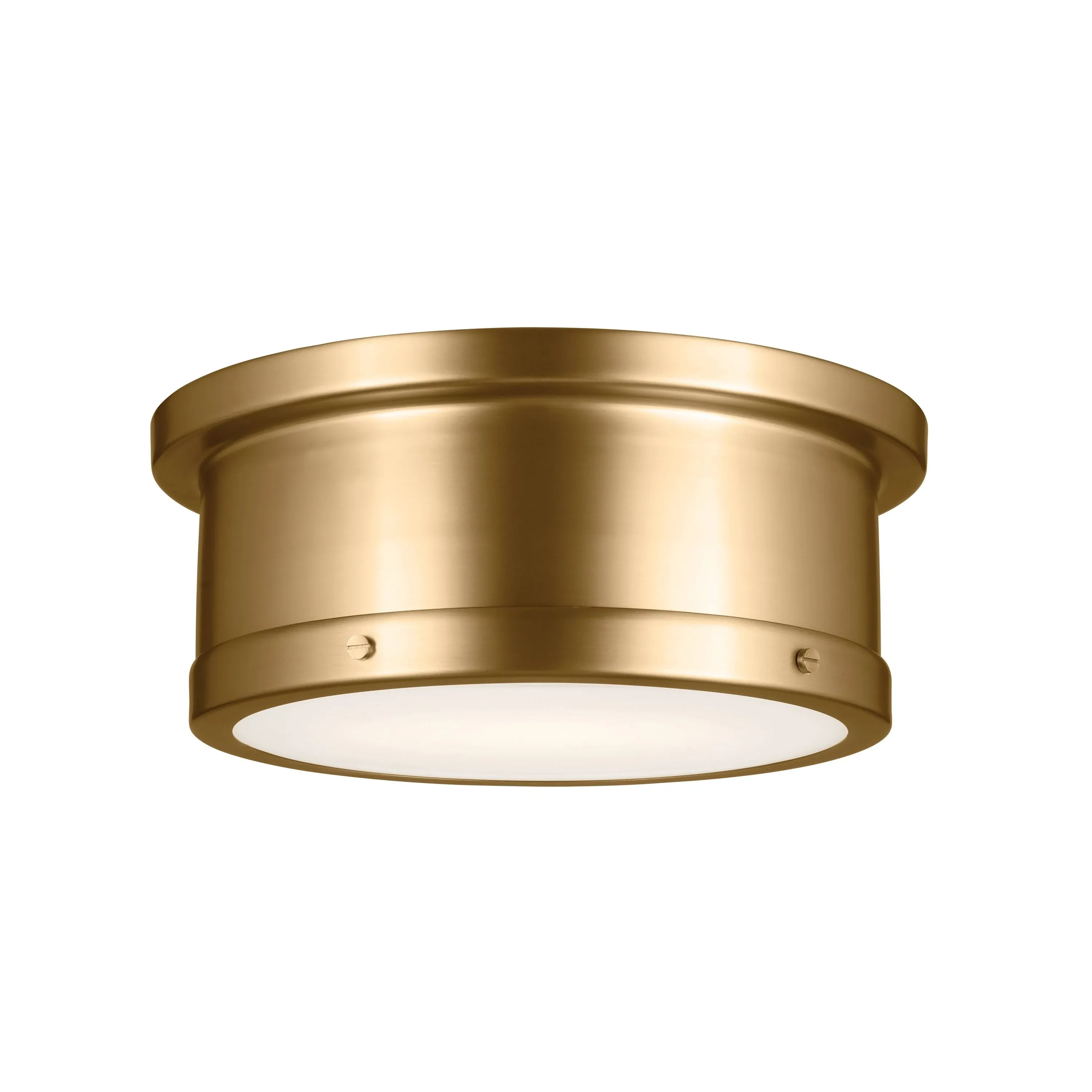 Kichler Serca Flush Mount Light - Brushed Natural Brass 52540BNB