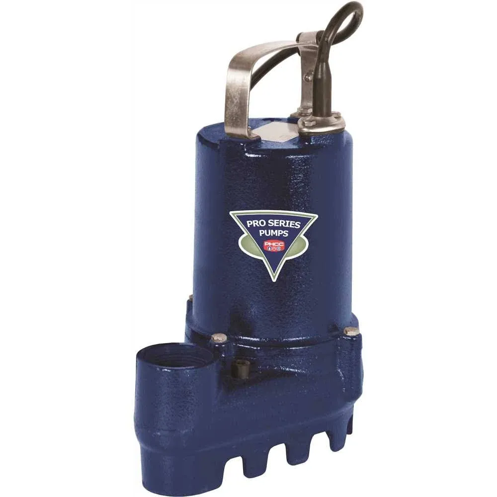 Pro Series Pumps S2033-NS 1/3 HP Cast Iron Submersible Sump/Effluent Pump