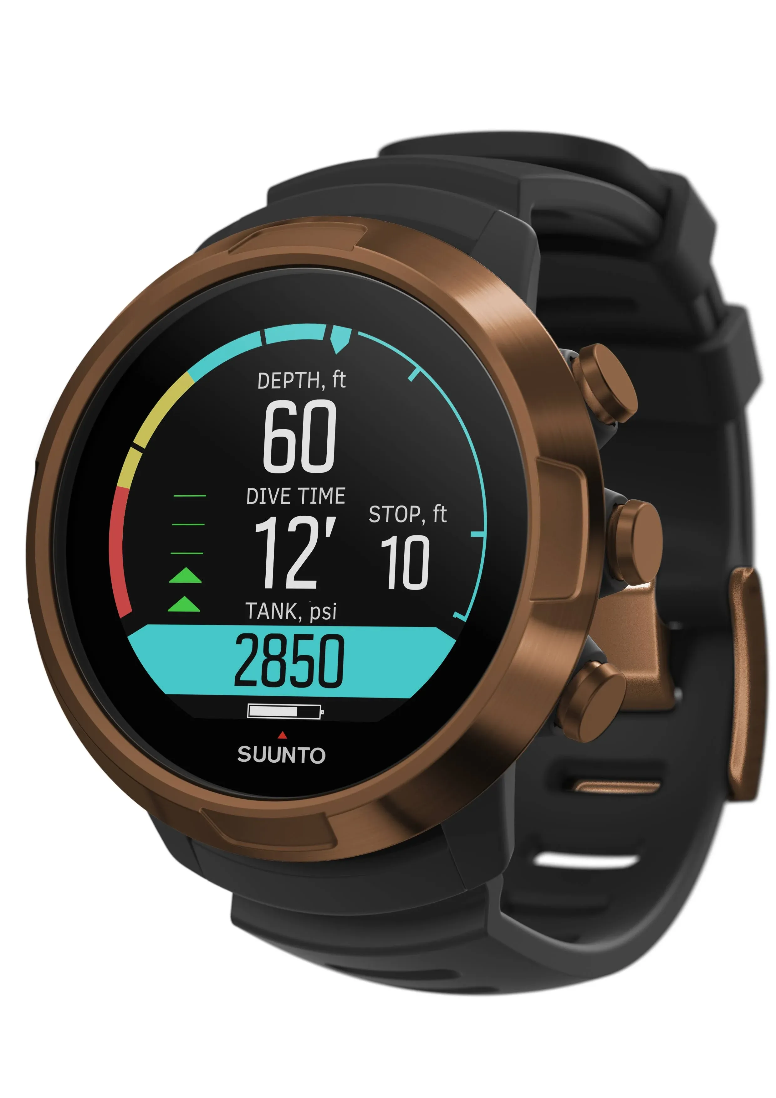 Suunto D5 Wrist Computer with USB and Transmitter Copper