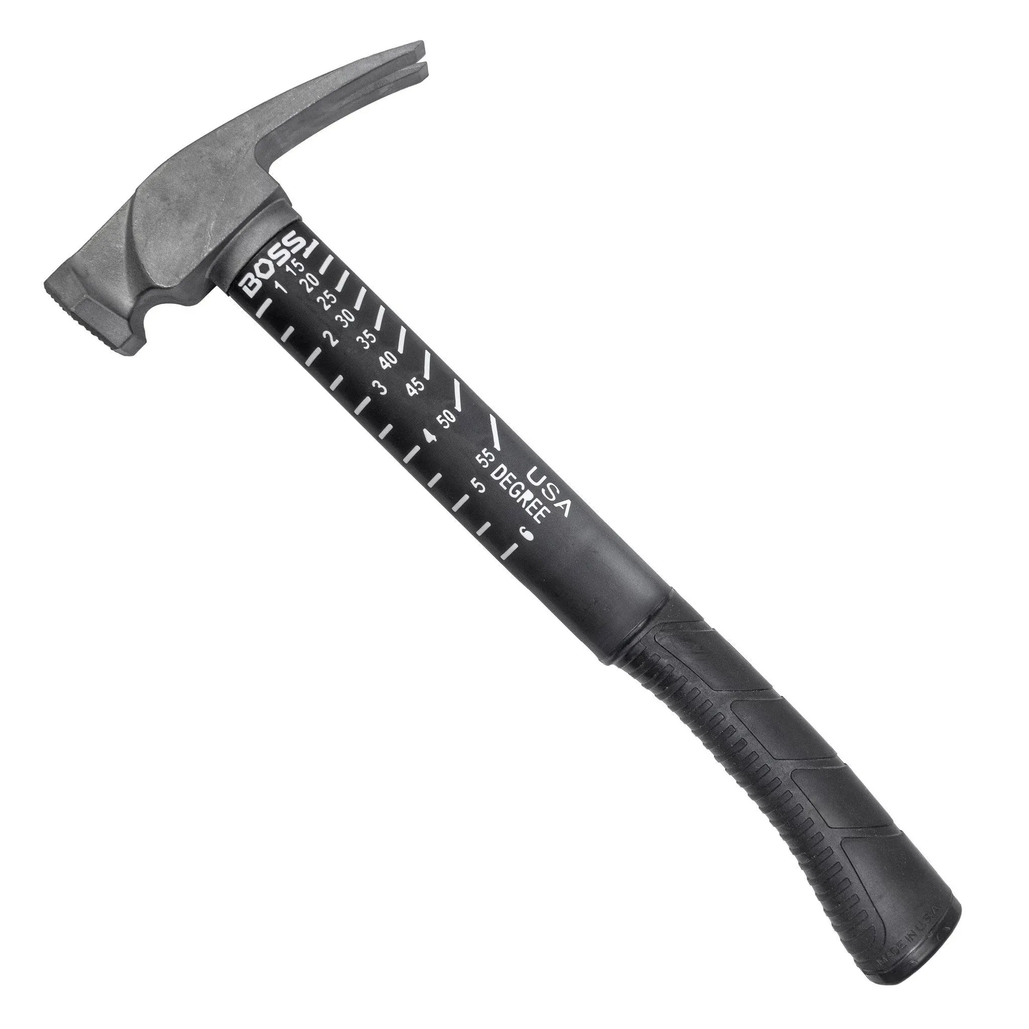 Boss Hammers 14oz Titanium Hybrid Fiberglass Handle Hammer Smooth Face