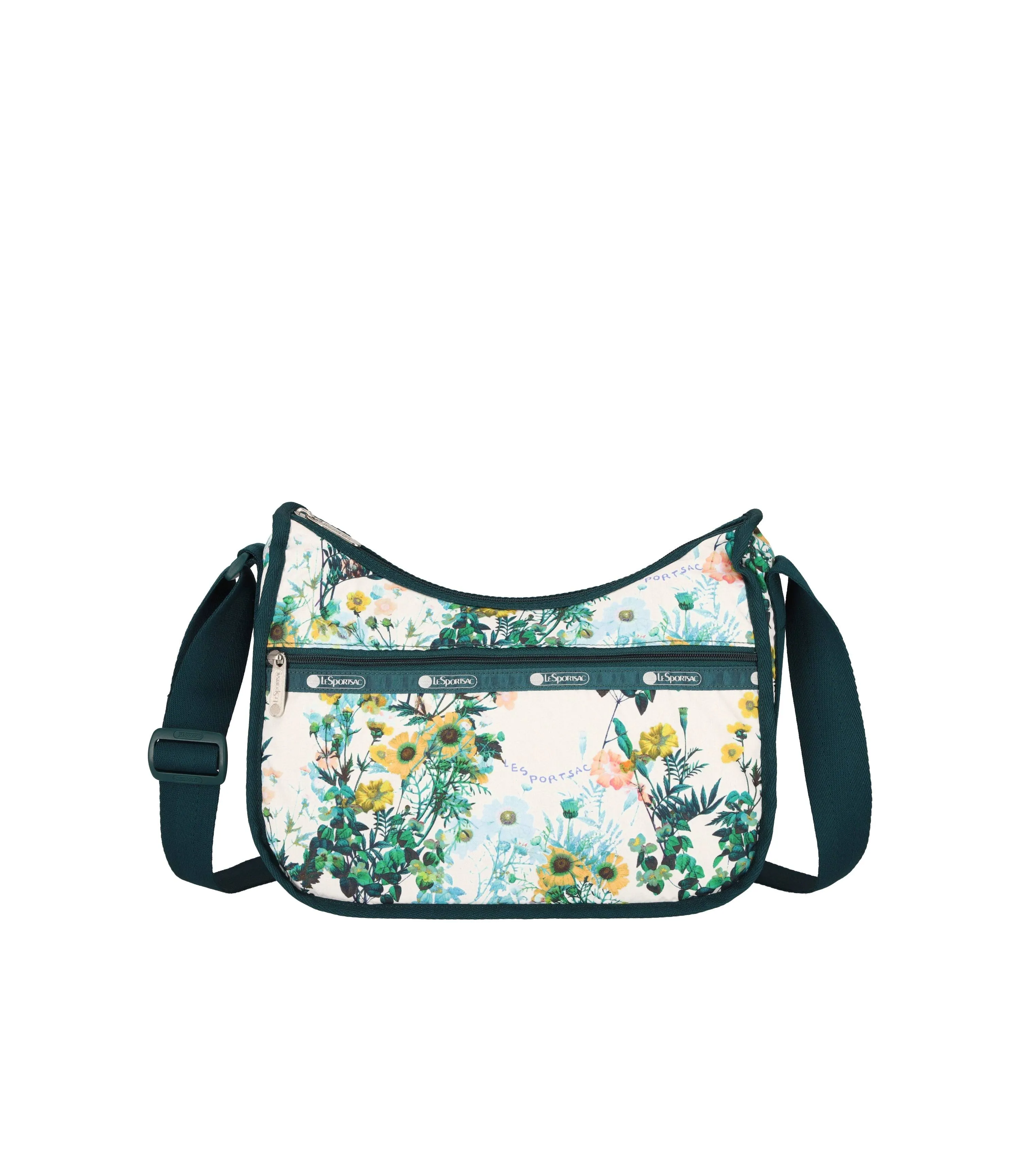 Lesportsac Classic Hobo - Florescent Floral Blanc Print