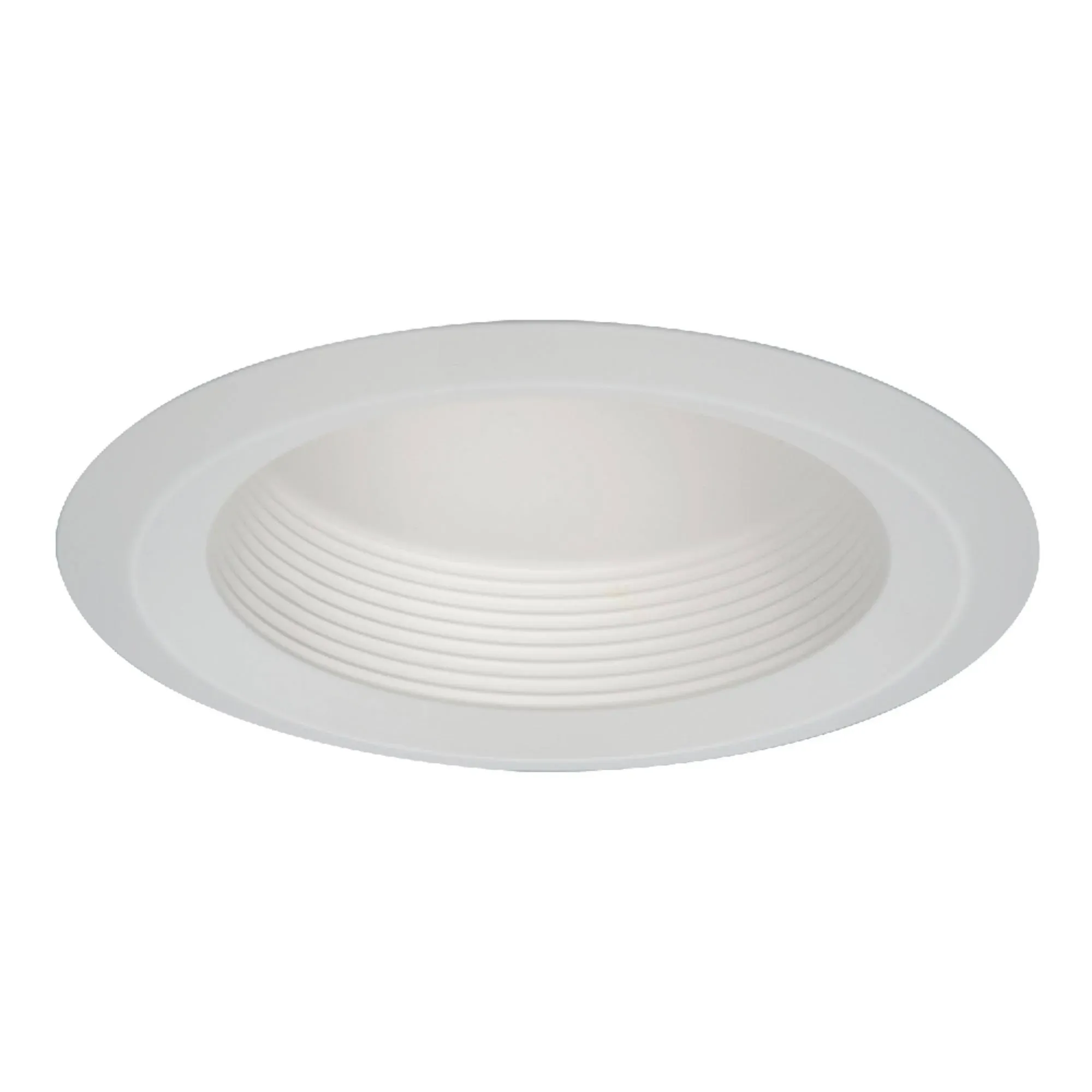 Halo 6'' Stepped Baffle Recessed Trim, White