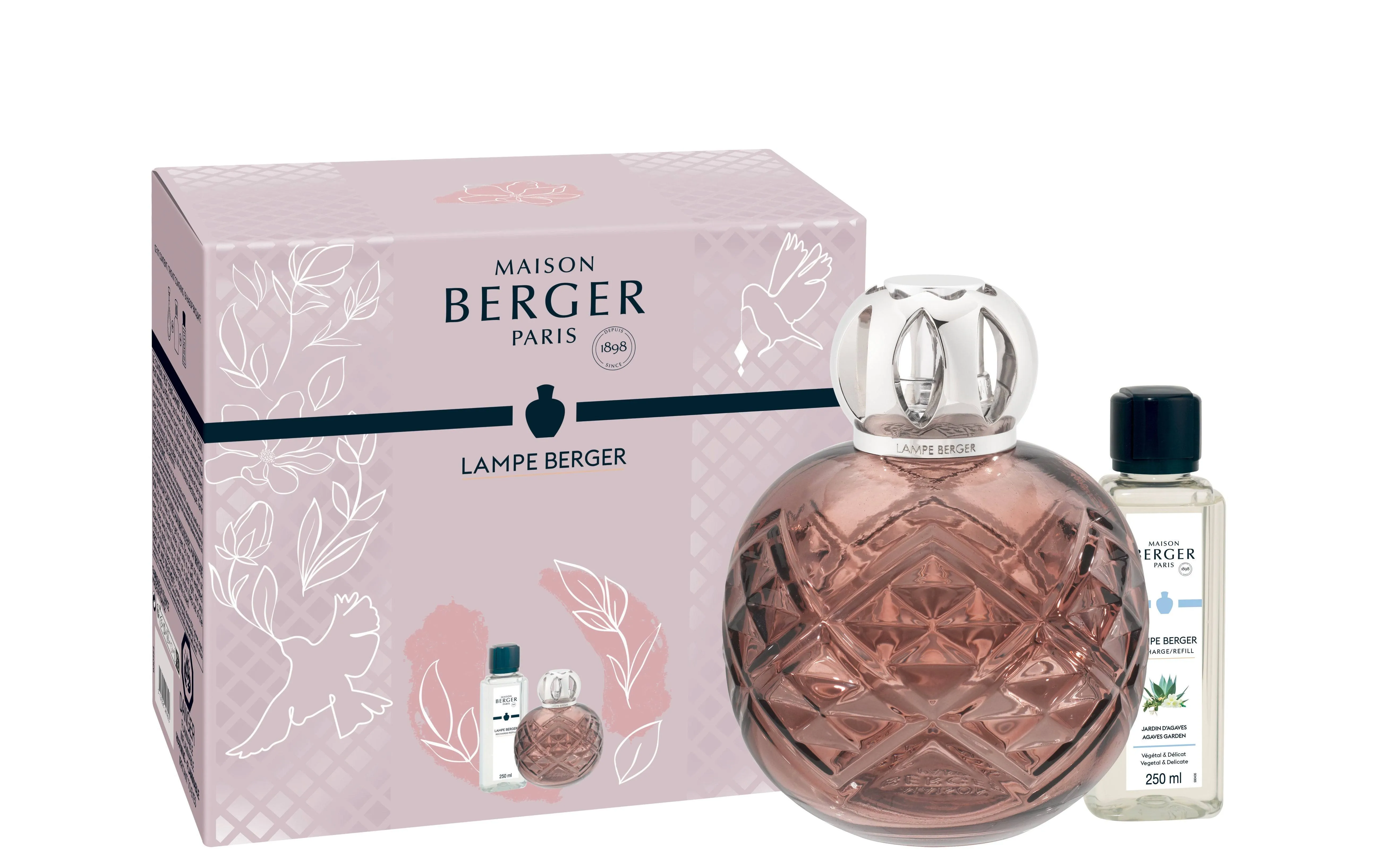 MAISON BERGER - Lampe Berger - Joy Home Fragrance Lamp Gift Set with Fragrance Agaves Garden