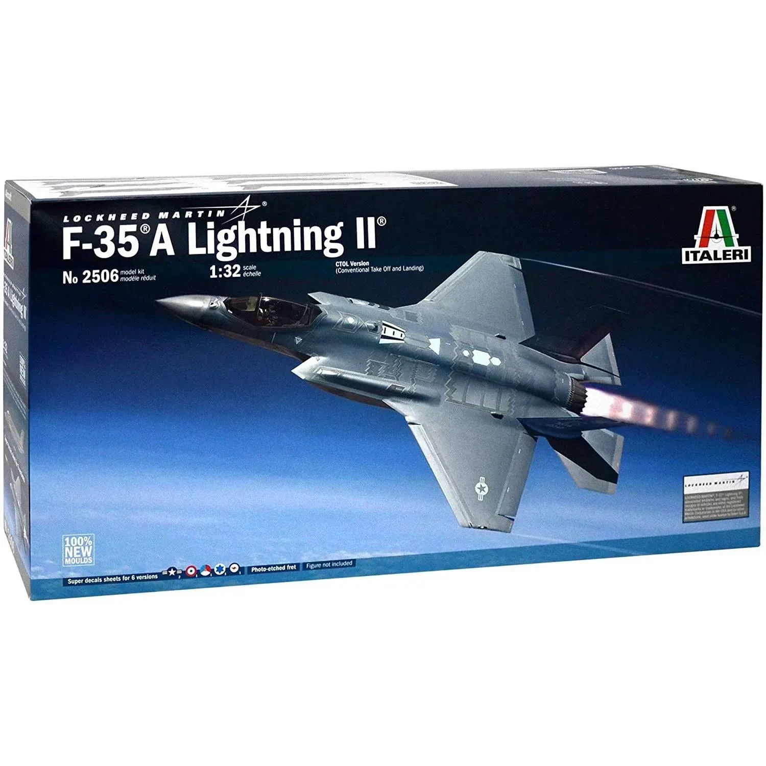 Italeri 2506 1/32 Scale Model Aircraft Kit Lockheed Martin F-35 A Lightning II