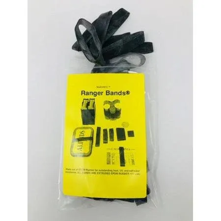 Ranger bands® 17 Count Extra Stretch from EPDM Rubber for Survival and Strapping Gear Made in The USA