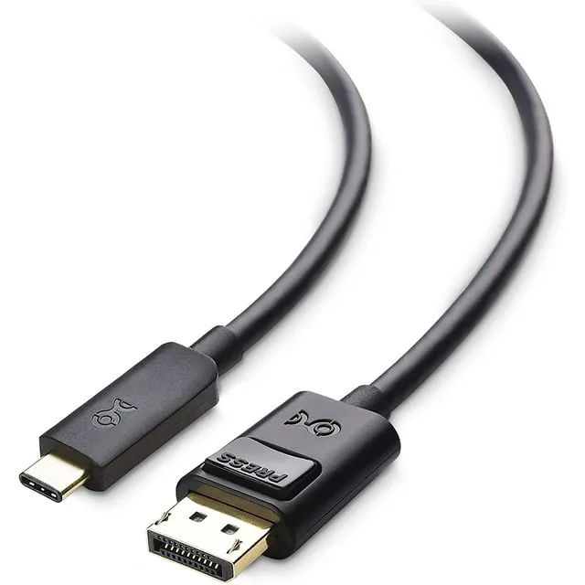 Cable Matters USB C to DisplayPort 1.4 Adapter, Supports 4K@240Hz and 8K@60Hz with HDR, Thunderbolt 4 Compatible, Works with MacBook, iPad, iPhone 16/15, Not Compatible with USB-C Monitors