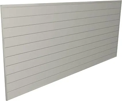 Proslat PVC Slatwall 8 ft. x 4 ft. Sandstone