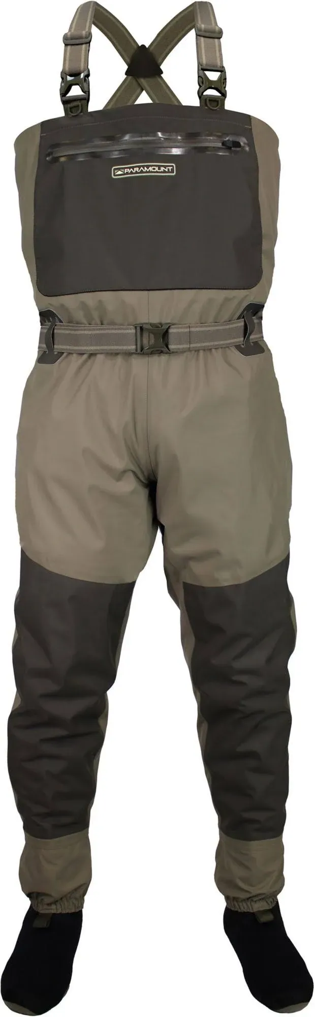 Men's Paramount Outdoors Deep Eddy Breathable Waders Adult Large Elk