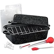 Granite Ware 25 lb Rectangular Roaster Set