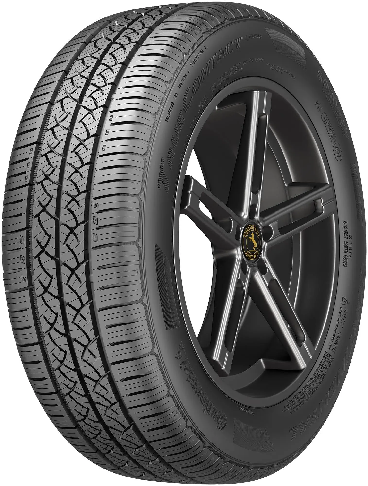 Continental TrueContact Tour 215/55R17 94T BSW (1 Tires)